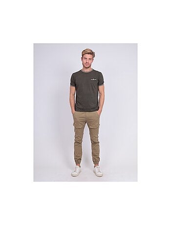 T-shirt col rond pur coton motifs NERFO
