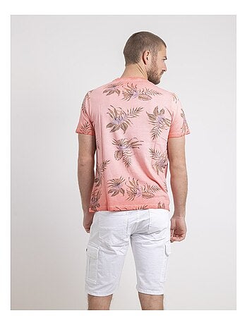 T-shirt col rond pur coton motifs NULEMON