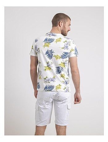 T-shirt col rond pur coton motifs NULIBIS