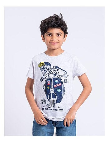 T-shirt col rond pur coton NABALEX garçon