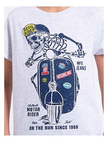 T-shirt col rond pur coton NABALEX garçon