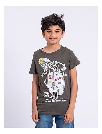 T-shirt col rond pur coton NABALEX garçon