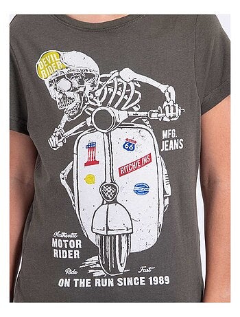 T-shirt col rond pur coton NABALEX garçon