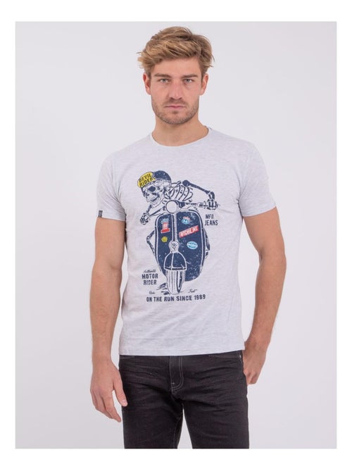 T-shirt col rond pur coton NABALEX - Kiabi