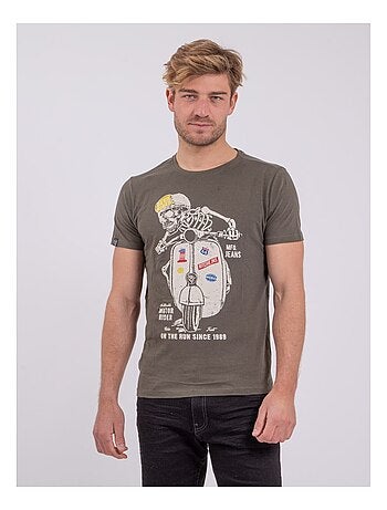 T-shirt col rond pur coton NABALEX
