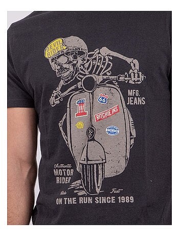 T-shirt col rond pur coton nabalex