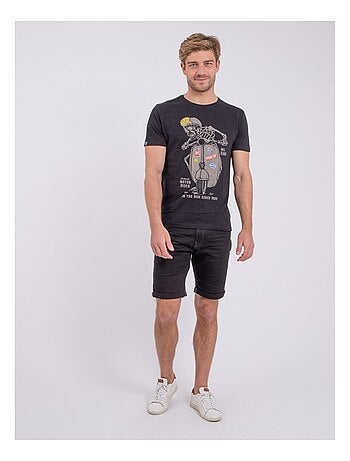 T-shirt col rond pur coton nabalex