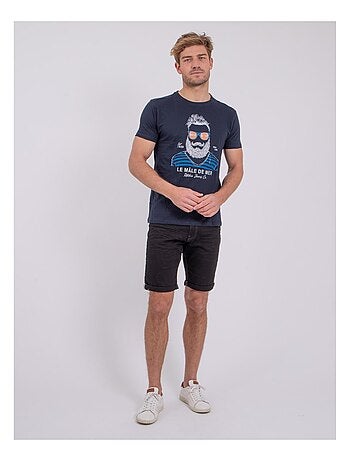 T-shirt col rond pur coton nabarzu