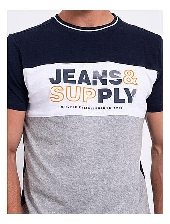 T-shirt col rond pur coton nabelo