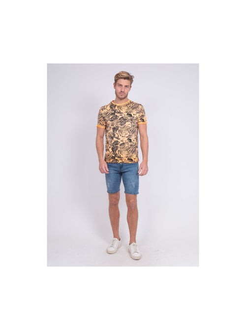 T-shirt col rond pur coton NADISON - Kiabi