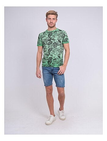 T-shirt col rond pur coton nadison
