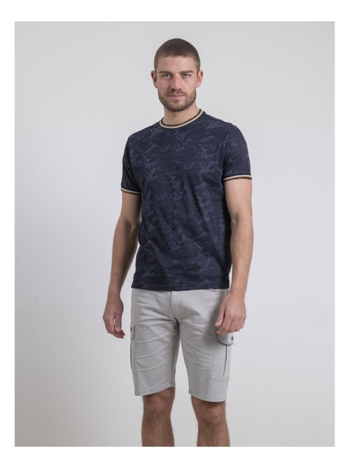 T-shirt col rond pur coton NADOMAX - Kiabi