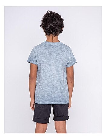 T-shirt col rond pur coton NALRIVE garçon