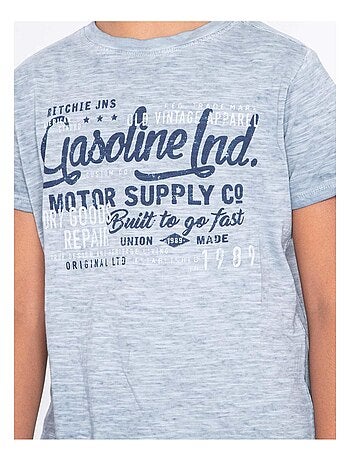 T-shirt col rond pur coton NALRIVE garçon