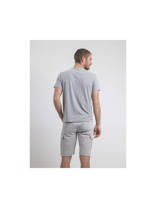 T-shirt col rond pur coton NAMATOU - Kiabi