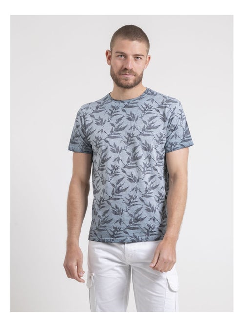 T-shirt col rond pur coton NAOKI - Kiabi
