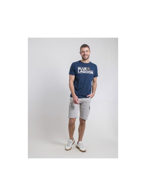 T-shirt col rond pur coton NAPAMIEL - Kiabi