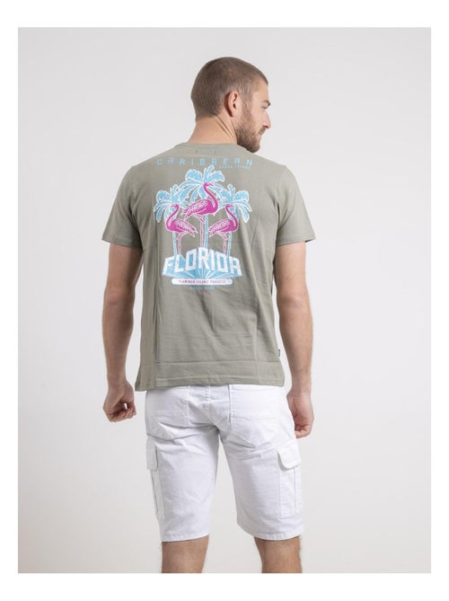 T-shirt col rond pur coton NARUBA - Kiabi