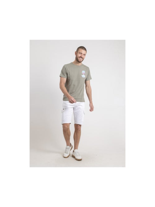 T-shirt col rond pur coton NARUBA - Kiabi