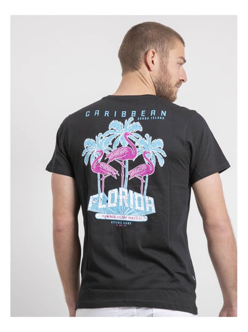 T-shirt col rond pur coton NARUBA - Kiabi