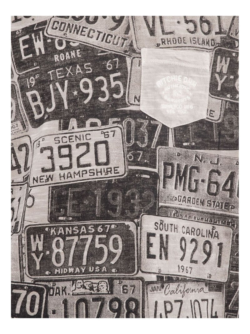 T-shirt col rond pur coton NEDELKO garçon Beige - Kiabi