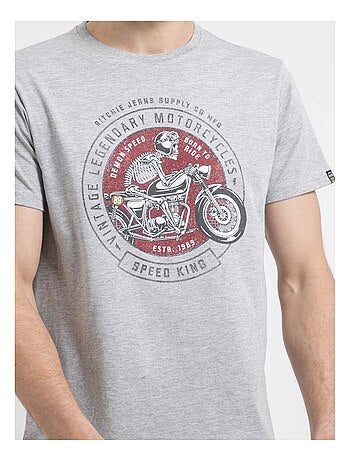 T-shirt col rond pur coton nelizio