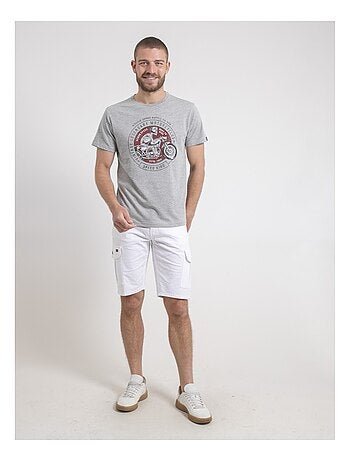 T-shirt col rond pur coton nelizio