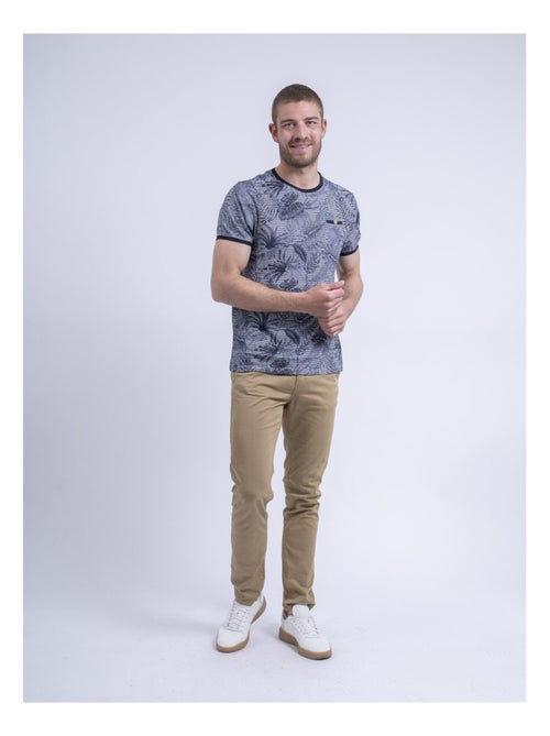 T-shirt col rond pur coton NENOLANGE - Kiabi