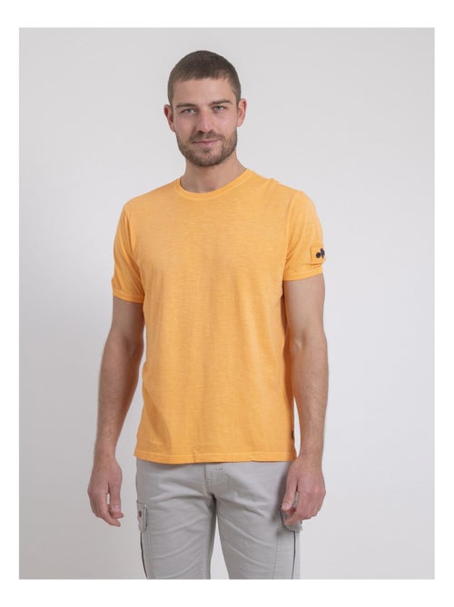 T-shirt col rond pur coton NERIGOTE - Kiabi
