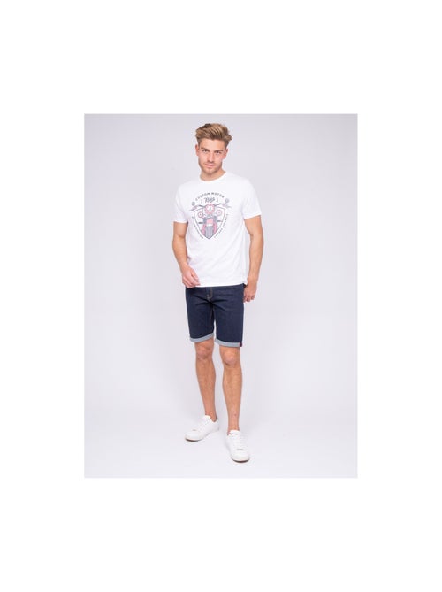 T-shirt col rond pur coton NERLIN - Kiabi