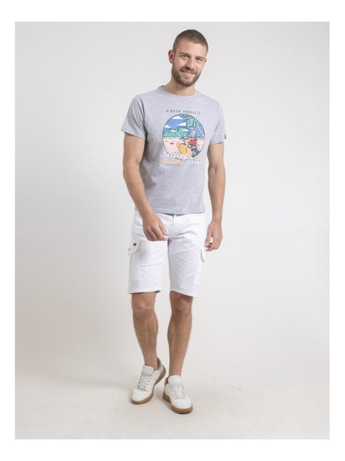 T-shirt col rond pur coton NEROMAX - Kiabi