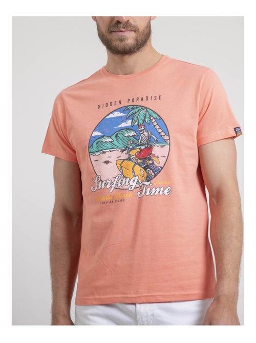 T-shirt col rond pur coton NEROMAX - Kiabi