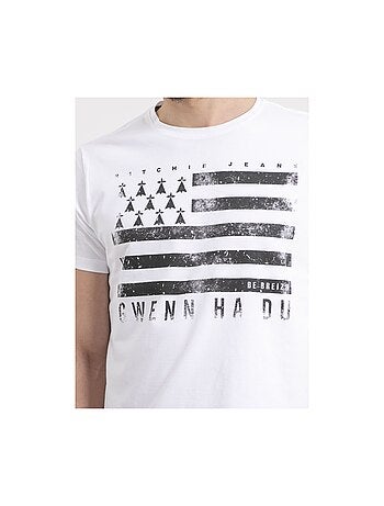T-shirt col rond pur coton NEVENOU