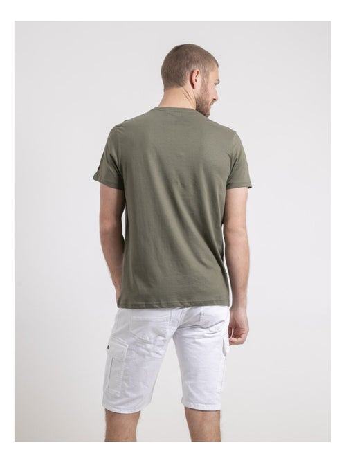 T-shirt col rond pur coton NEVENOU - Kiabi