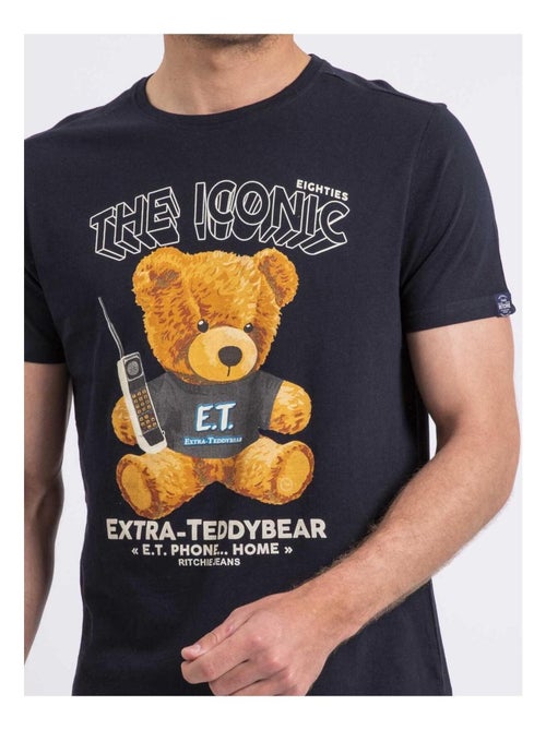 T-shirt col rond pur coton NEVERSO - Kiabi