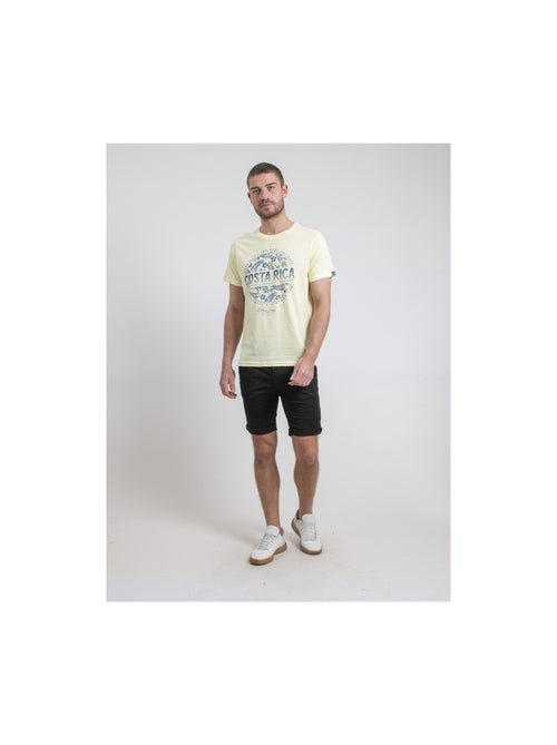 T-shirt col rond pur coton NEVOLTA - Kiabi