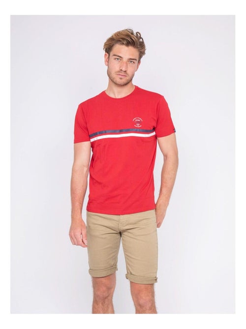 T-shirt col rond pur coton NIAGARA - Kiabi
