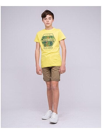 T-shirt col rond pur coton NIBOU garçon