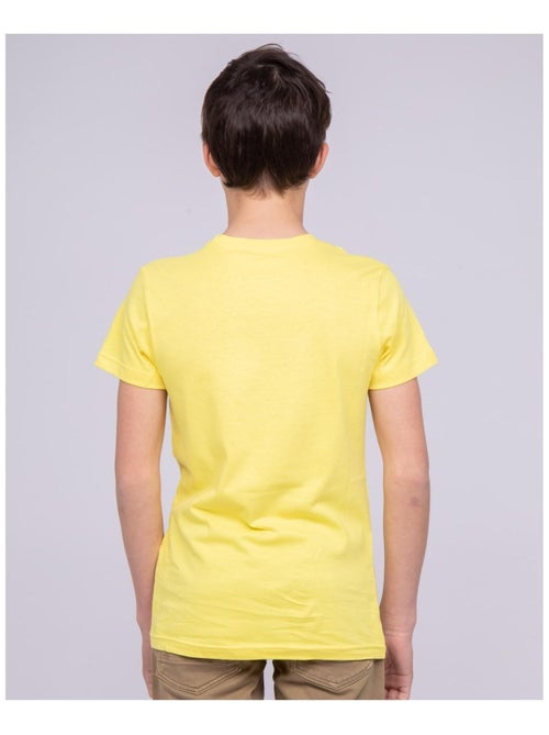 T-shirt col rond pur coton NIBOU garçon - Kiabi