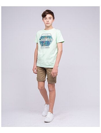 T-shirt col rond pur coton NIBOU garçon