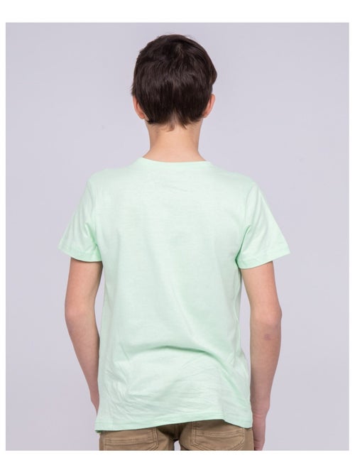 T-shirt col rond pur coton NIBOU garçon - Kiabi