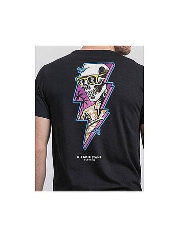 T-shirt col rond pur coton NIKISKULL