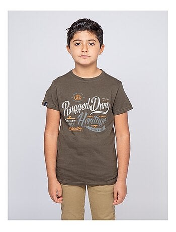 T-shirt col rond pur coton NILOMAN garçon