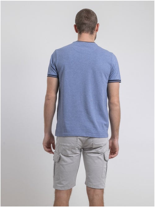T-shirt col rond pur coton NILOSUN - Kiabi