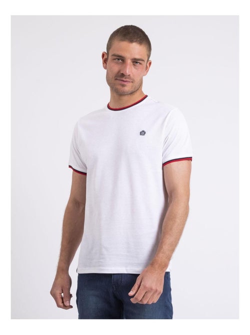 T-shirt col rond pur coton NILOTIN - Kiabi
