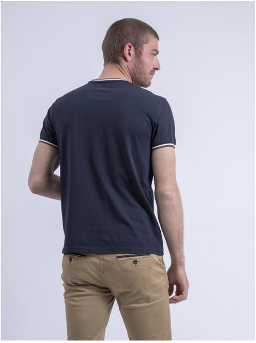 T-shirt col rond pur coton NILOTIN - Kiabi