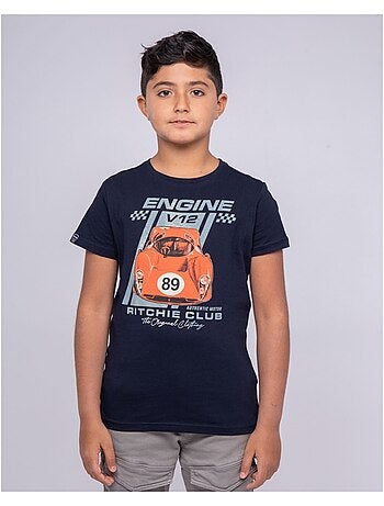 T-shirt col rond pur coton NITALI garçon