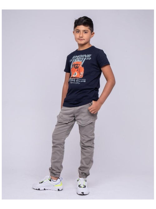 T-shirt col rond pur coton NITALI garçon - Kiabi T-shirt col rond pur coton NITALI garçon - Kiabi