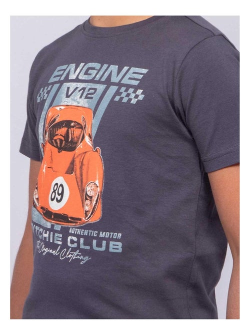 T-shirt col rond pur coton NITALI garçon - Kiabi