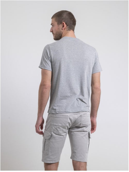 T-shirt col rond pur coton NOBENITO - Kiabi